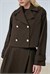 GOLD SPORTS TRENCH COAT BROWN