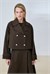 GOLD SPORTS TRENCH COAT BROWN