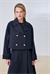 GOLD SPORTS TRENCH COAT NAVY BLUE