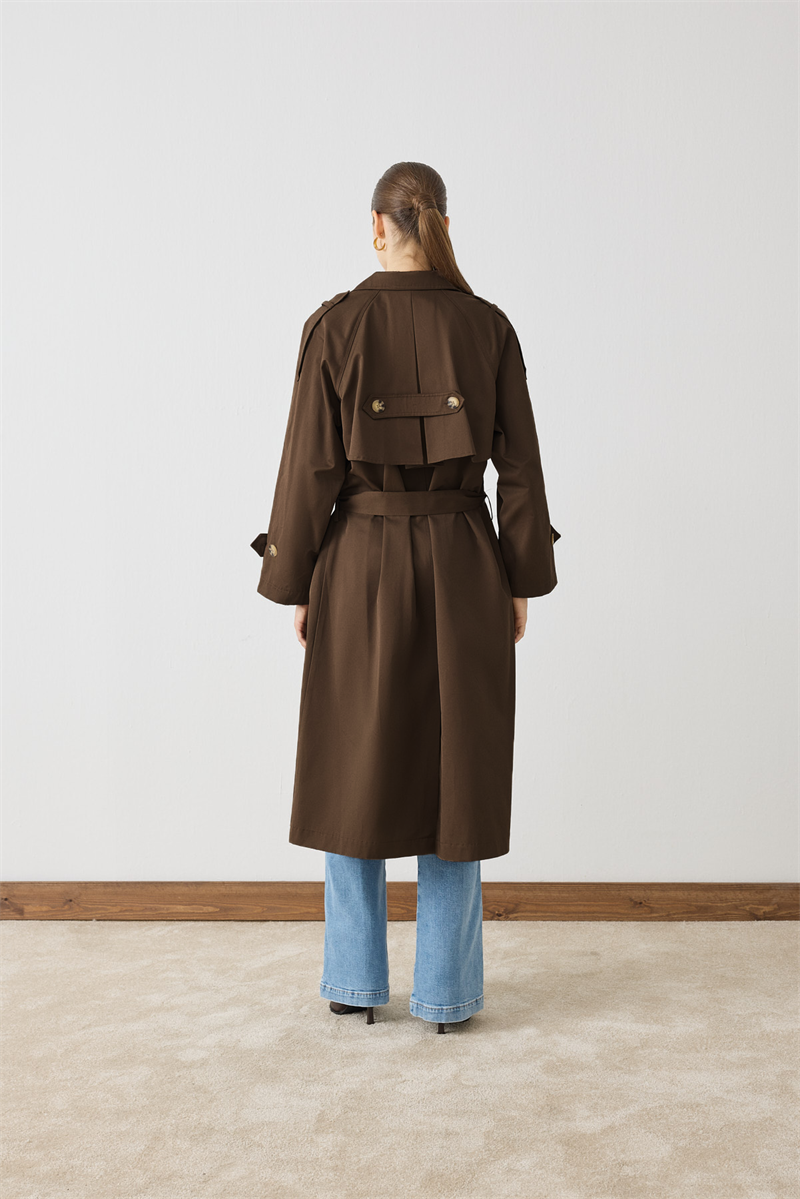LONDON UZUN TRENÇKOT KAHVE