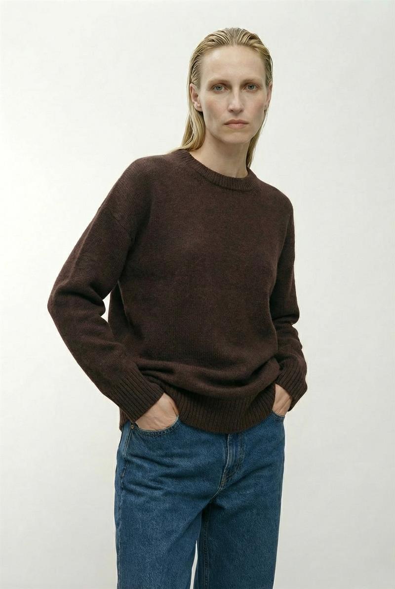 MADLEN TRİKO KAZAK KAHVE