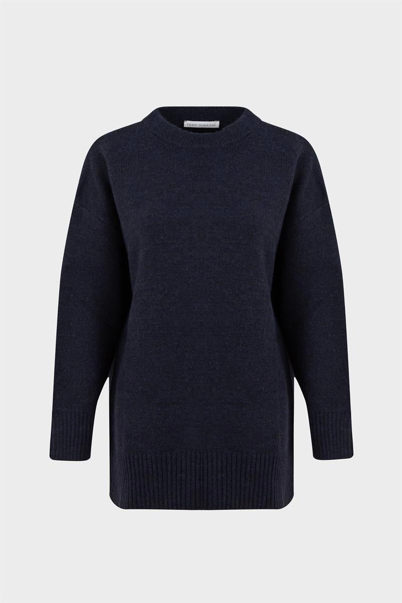 MADLEN TRİKO KAZAK LACİVERT