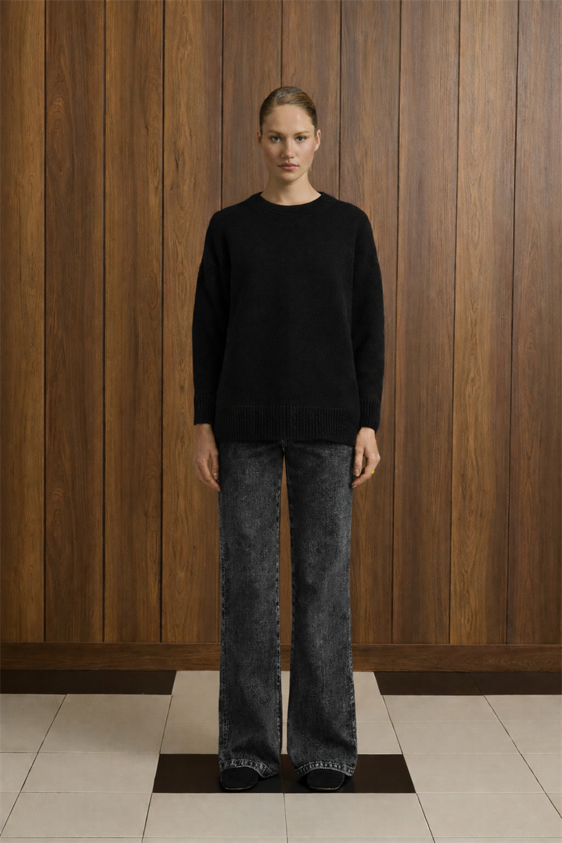 MADLEN TRİKO KAZAK SİYAH