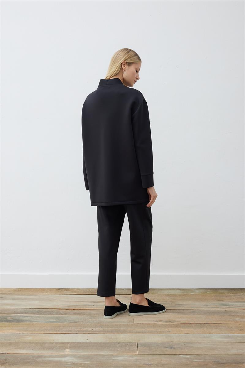 MARTA SCUBA PUF KOLEJ HIRKA SİYAH