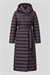 MASTER LONG PUFFER COAT BURGUNDY