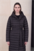 MASTER LONG PUFFER COAT BLACK