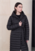 MASTER LONG PUFFER COAT BLACK