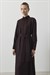 MAYA LYOCELL KETEN BOL KESİM ELBİSE BORDO