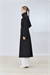 MAYA UZUN TRENÇKOT SİYAH