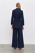 MEGAN %100 KETEN PANTOLONLU TAKIM LACİVERT