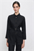 MEGAN %100 KETEN PANTOLONLU TAKIM SİYAH