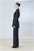 MELAN LYOCELL PLEAT DETAILED PANTS SET BLACK