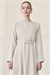 MELEN LYOCELL PANEL DETAIL DRESS VANILLA