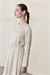 MELEN LYOCELL PANEL DETAIL DRESS VANILLA