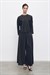 MELİNE RAYON VİSKON PANTOLONLU TAKIM LACİVERT