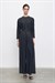 MELİNE RAYON VİSKON PANTOLONLU TAKIM LACİVERT