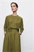 MELİNE RAYON VİSKON PANTOLONLU TAKIM YAĞ YEŞİLİ