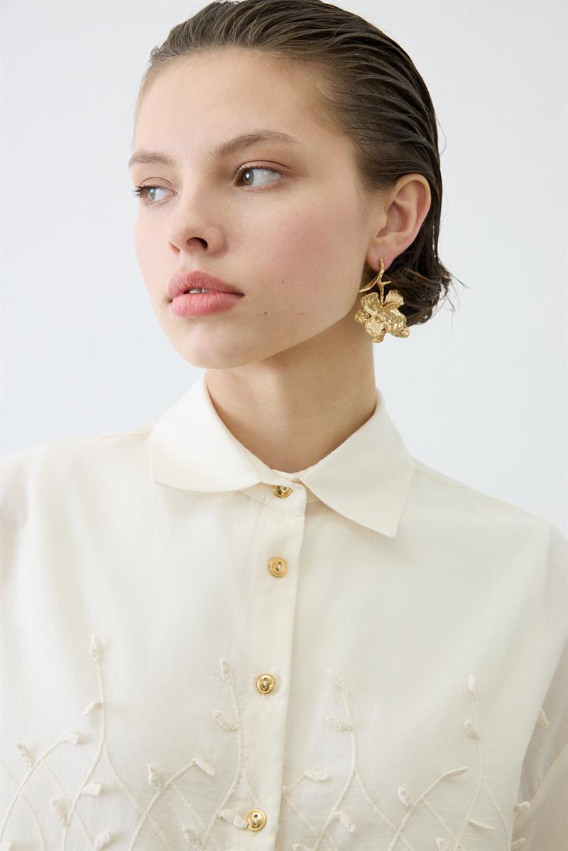 MELİSSA BRODE ETEKLİ TAKIM EKRU