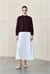 MEVA SHIRT COLLAR KNIT CARDIGAN BURGUNDY