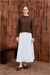 MEVA SHIRT COLLAR KNIT CARDIGAN BROWN