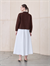 MEVA SHIRT COLLAR KNIT CARDIGAN BROWN