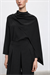 MİLANO ŞAL DETAYLI PANTOLONLU TAKIM SİYAH