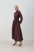 MİORİ ALBA PAMUKLU ELBİSE BORDO