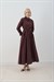 MİORİ ALBA PAMUKLU ELBİSE BORDO