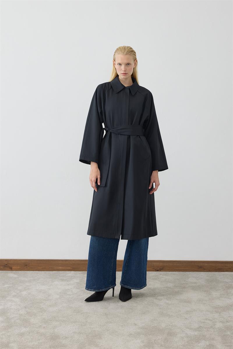 MIORI ALERA TRENCH COAT BLACK