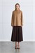 MİORİ ARLEY BLUZ ETEK TAKIM CAMEL-KAHVE
