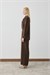 MIORI BOIS PANTS CREPE SET BROWN