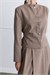 MIORI BRIEN CASHMERE TEXTURE SKIRT SET MINK