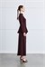 MIORI COLMAR SOFT TOUCH CREPE SKIRT SET BURGUNDY