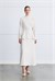 MIORI COLMAR SOFT TOUCH CREPE SKIRT SET STONE