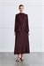MIORI COLMAR SOFT TOUCH CREPE SKIRT SET BURGUNDY