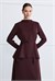MIORI COLMAR SOFT TOUCH CREPE SKIRT SET BURGUNDY