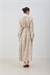 MİORİ ETNA RAYON VİSKON ELBİSE HAKİ-KAHVE