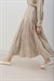 MİORİ ETNA RAYON VİSKON ETEKLİ TAKIM HAKİ-KAHVE