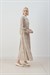 MİORİ ETNA RAYON VİSKON ETEKLİ TAKIM HAKİ-KAHVE
