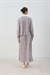 MİORİ ETNA RAYON VİSKON ETEKLİ TAKIM MAVİ-KAHVE