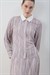 MİORİ ETNA RAYON VİSKON ETEKLİ TAKIM MAVİ-KAHVE