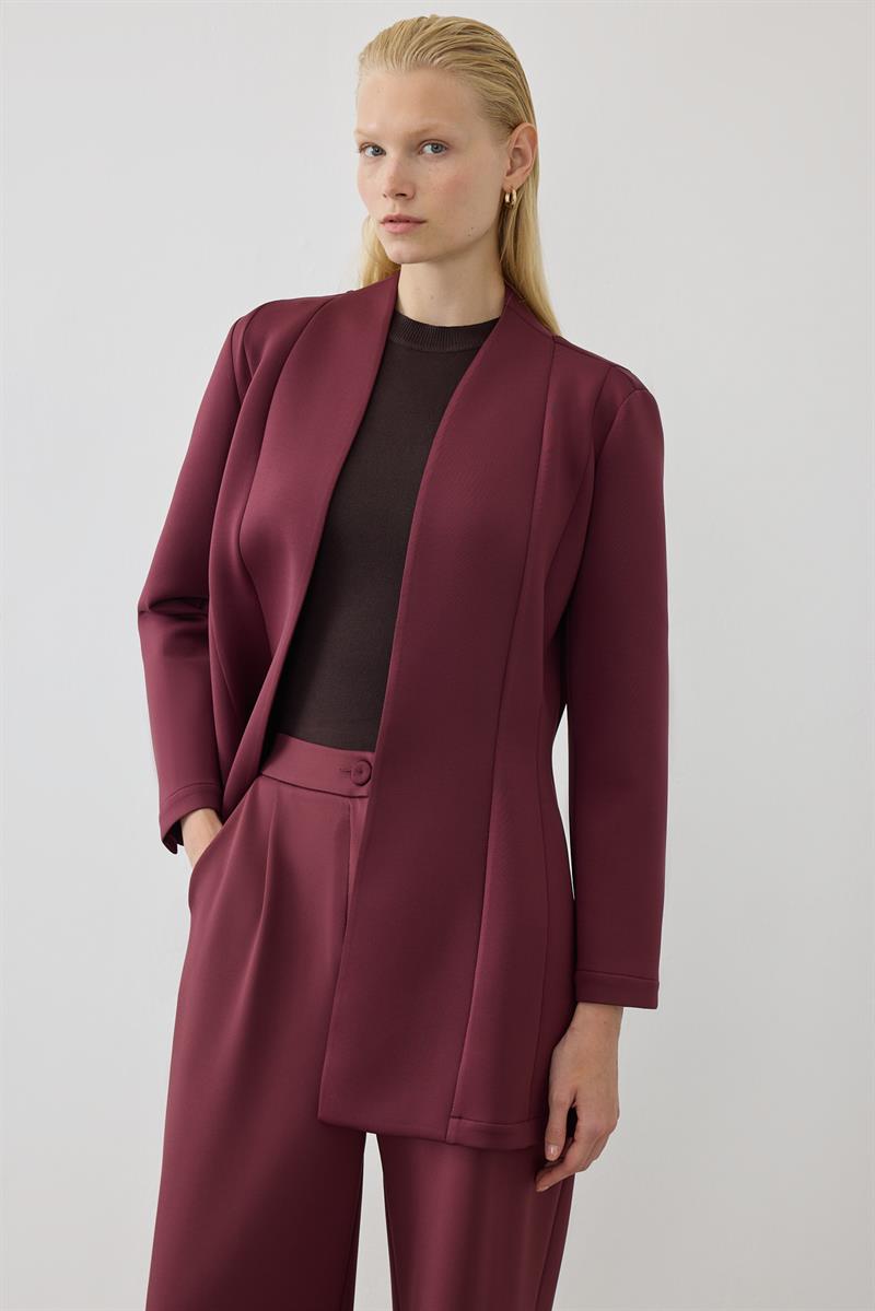 MIORI EVORA SCUBA PANTS SET BURGUNDY