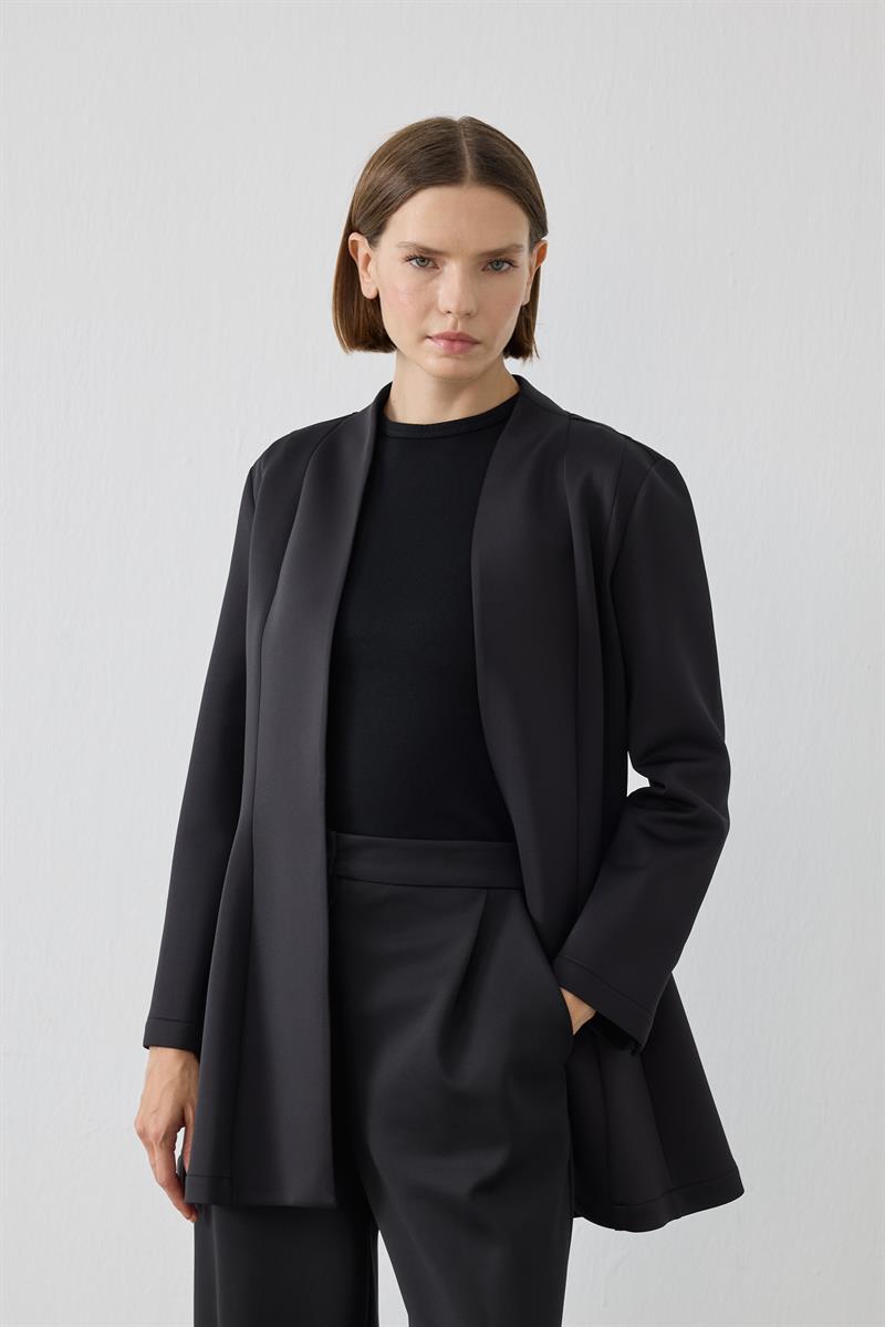 MİORİ EVORA PANTOLONLU SCUBA TAKIM SİYAH