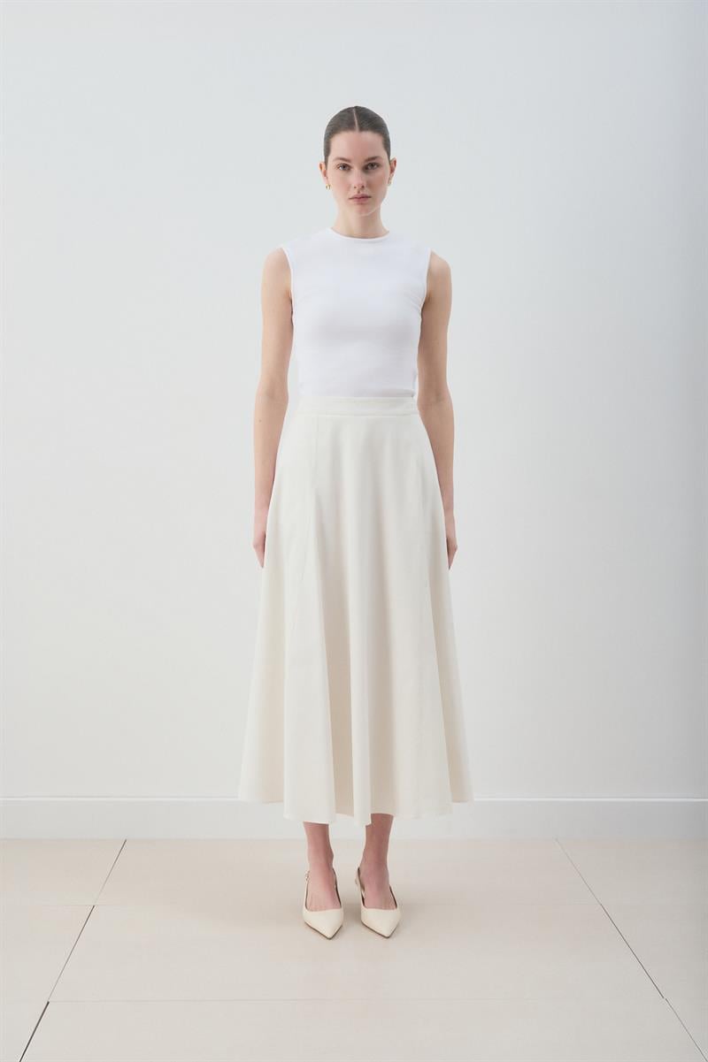 MİORİ FLOREN ETEK EKRU