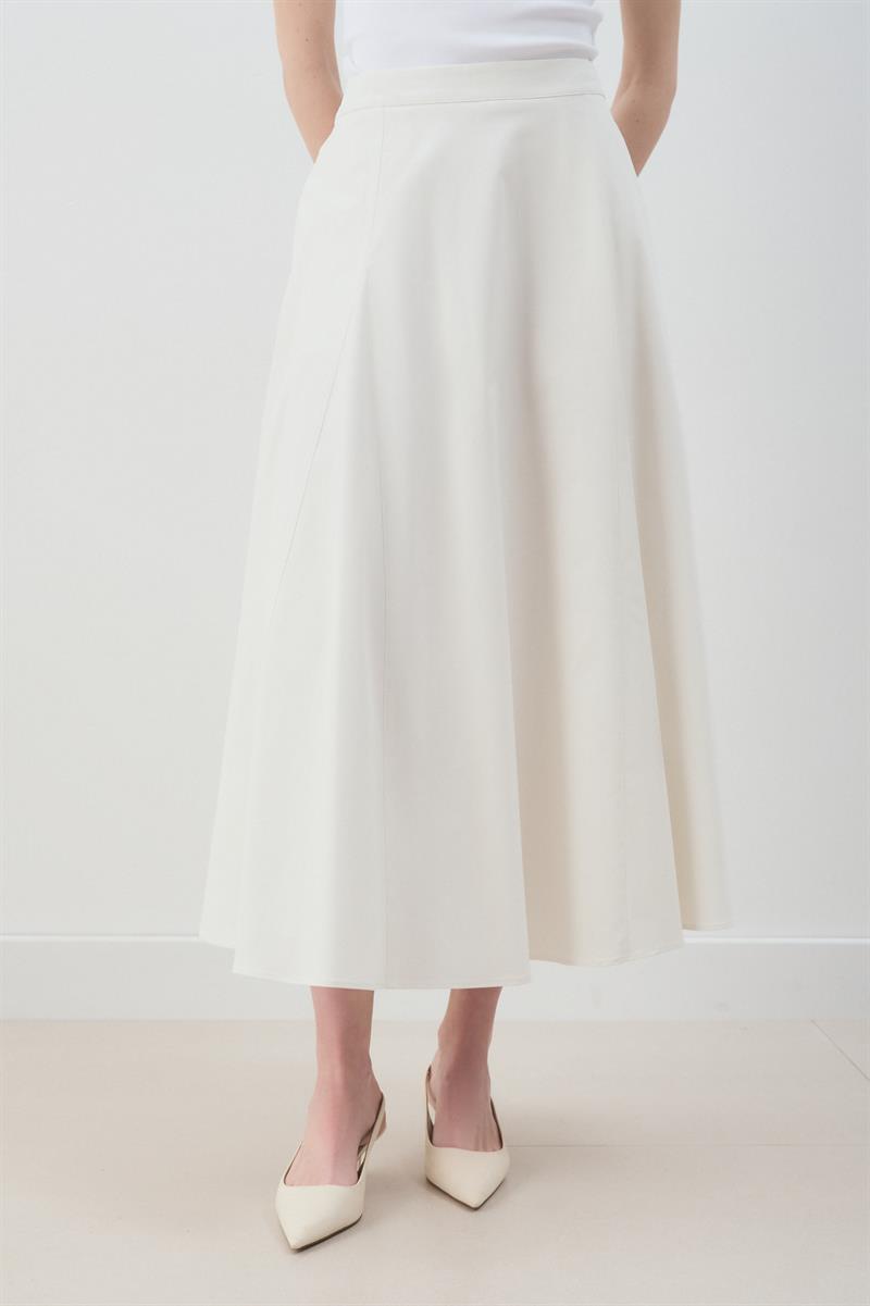 MİORİ FLOREN ETEK EKRU