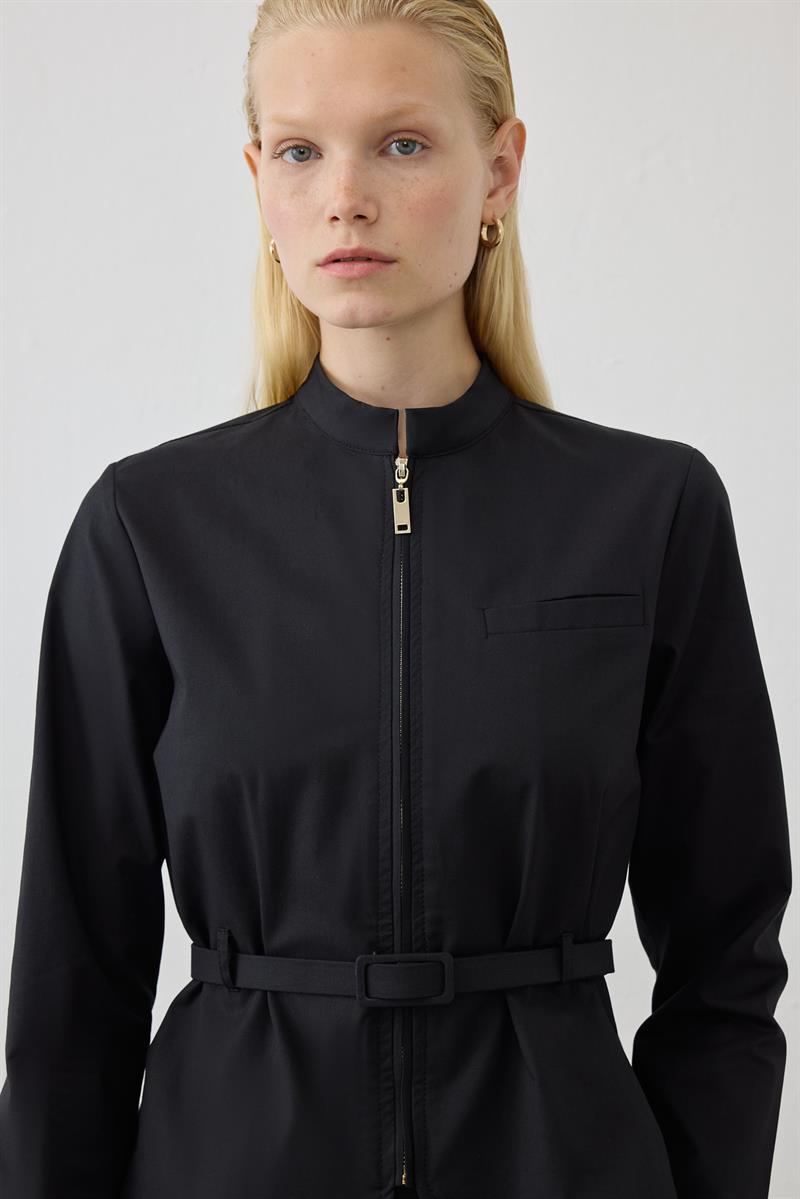 MIORI FLOREN SKIRT SET BLACK