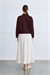 MIORI GRESA VISCOSE KNITWEAR CARDIGAN BURGUNDY