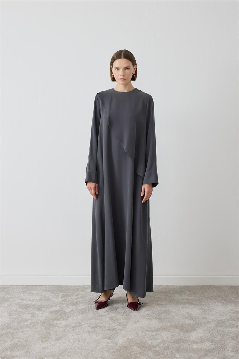 MIORI JAVE WASHED MODAL DRESS ANTHRACITE