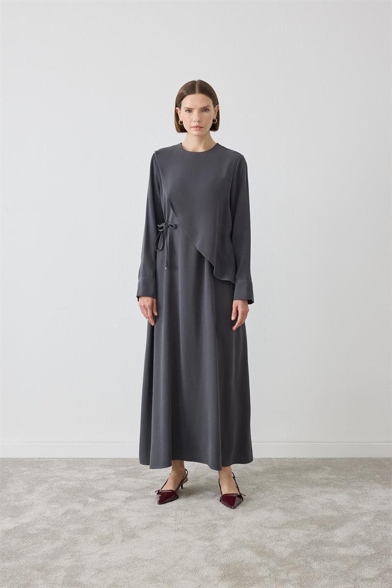 MIORI JAVE WASHED MODAL DRESS ANTHRACITE