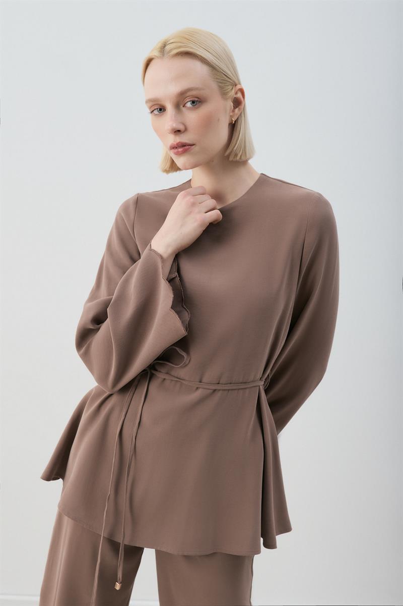 MİORİ JESSE TAŞLANMIŞ MODAL PANTOLONLU TAKIM ETUP